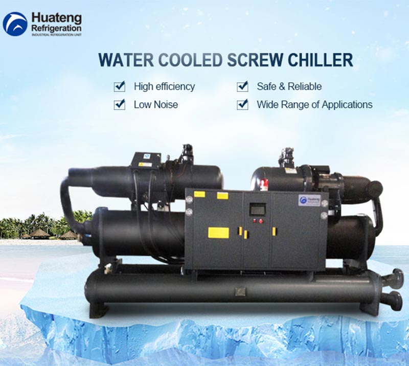 High pressure discharge is common in water cooler chillers and is almost always caused by a poor water treatment regime. Make sure that your building or your customer's building has a strict water treatment regime. Especially if you have open cooling towe