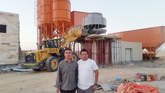 Oman concrete chiller project