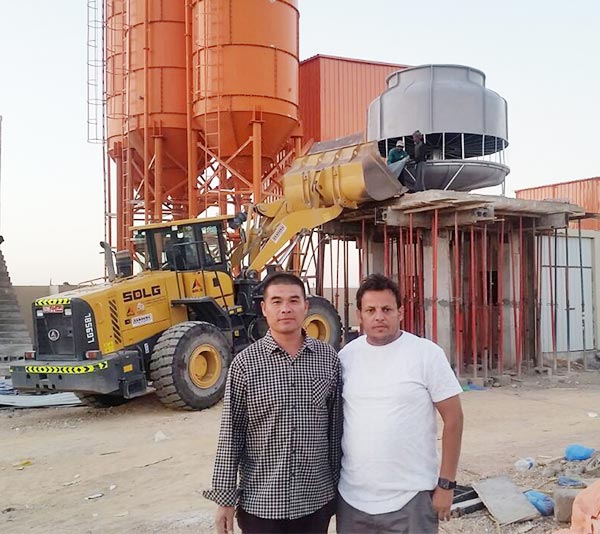 Oman concrete chiller project