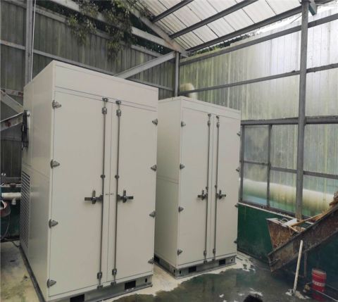 Heat pump closed belt modular sludge drying system