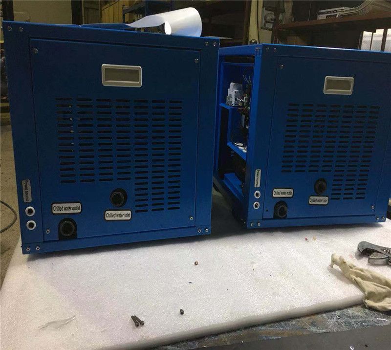 Sea water DC type mini air cooled type industrial chiller